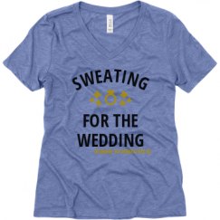 Ladies Relaxed Fit Super Soft Triblend V-Neck Tee