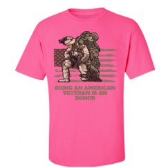 Unisex Ultra Cotton Safety Neon Crewneck Tee