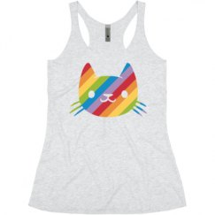 Ladies Slim Fit Super Soft Racerback Triblend Tank