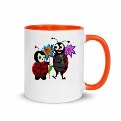 11oz Ceramic Mug with Color Inside