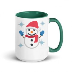 15oz Ceramic Mug with Color Inside