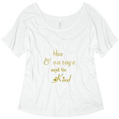Ladies Flowy Slouchy Tee