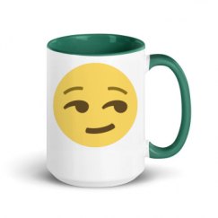 15oz Ceramic Mug with Color Inside