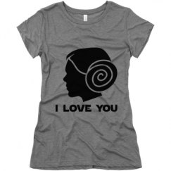 Ladies Slim Fit Super Soft Triblend Tee