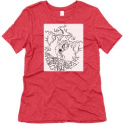 Ladies Relaxed Fit Super Soft Triblend Tee