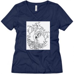 Ladies Relaxed Fit V-Neck Tee