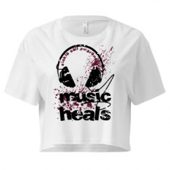 Ladies Festival Cali Crop Top Tee