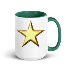 15oz Ceramic Mug with Color Inside