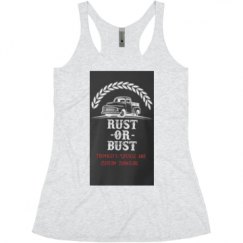 Ladies Slim Fit Super Soft Racerback Triblend Tank