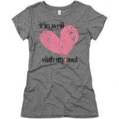 Ladies Slim Fit Super Soft Triblend Tee