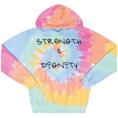 Unisex Tie-Dye Fleece Hoodie