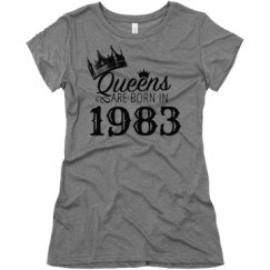 Ladies Slim Fit Super Soft Triblend Tee