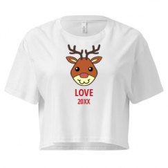 Ladies Festival Cali Crop Top Tee