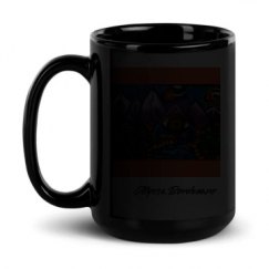 15oz Black Glossy Mug