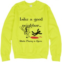 Unisex Neon Crewneck Sweatshirt