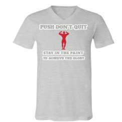 Unisex V-Neck Jersey Tee