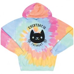 Unisex Tie-Dye Fleece Hoodie