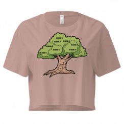 Ladies Festival Cali Crop Top Tee