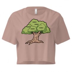 Ladies Festival Cali Crop Top Tee