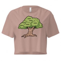 Ladies Festival Cali Crop Top Tee