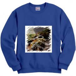 Unisex Film and Foil Crewneck Sweatshirt