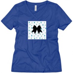 Ladies Relaxed Fit V-Neck Tee