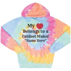 Unisex Tie-Dye Fleece Hoodie