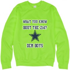 Unisex Neon Crewneck Sweatshirt