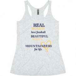 Ladies Slim Fit Super Soft Racerback Triblend Tank