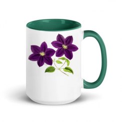 15oz Ceramic Mug with Color Inside