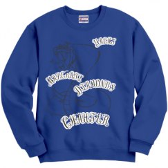 Unisex Film and Foil Crewneck Sweatshirt