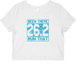 Ladies Slim Fit Crop Top Tee