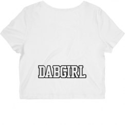 Ladies Slim Fit Crop Top Tee