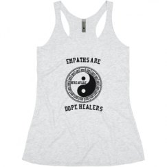 Ladies Slim Fit Super Soft Racerback Triblend Tank