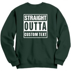 Unisex Film and Foil Crewneck Sweatshirt