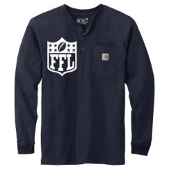 Unisex Carhartt Long Sleeve Henley Tee 