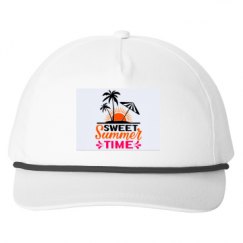 Snapback Five-Panel Rope Hat