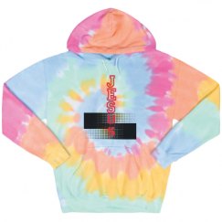 Unisex Tie-Dye Fleece Hoodie
