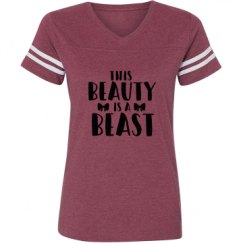 Ladies Relaxed Fit Vintage Sports Tee