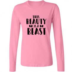 Ladies Relaxed Fit Basic Long Sleeve Tee