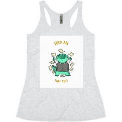 Ladies Slim Fit Super Soft Racerback Triblend Tank