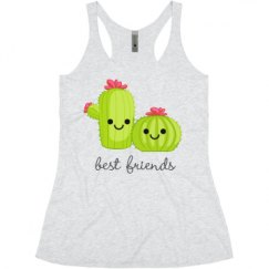 Ladies Slim Fit Super Soft Racerback Triblend Tank