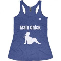 Ladies Slim Fit Super Soft Racerback Triblend Tank
