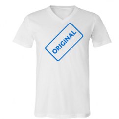 Unisex V-Neck Jersey Tee