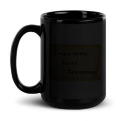 15oz Black Glossy Mug