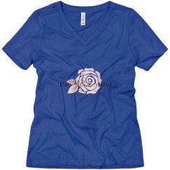 Ladies Relaxed Fit V-Neck Tee