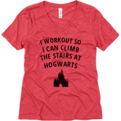 Ladies Relaxed Fit Super Soft Triblend V-Neck Tee