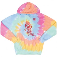 Unisex Tie-Dye Fleece Hoodie