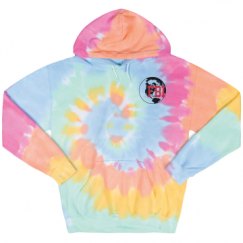 Unisex Tie-Dye Fleece Hoodie