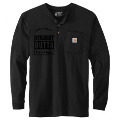 Unisex Carhartt Long Sleeve Henley Tee 